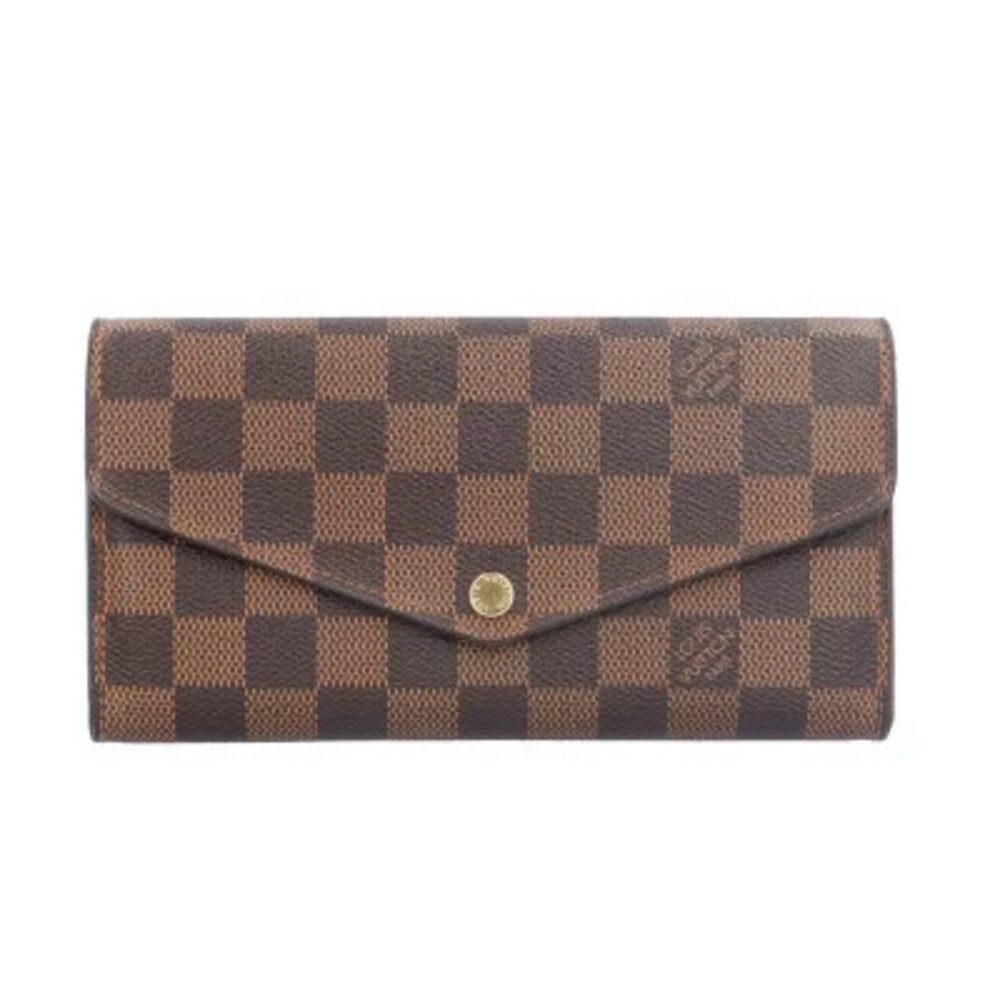 Louis Vuitton Portefeuille Sarah Damier Long Wallet Canvas